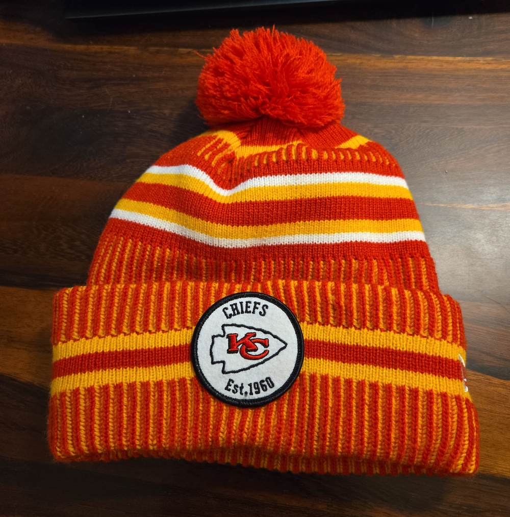Kansas City Chiefs Pom Beanie